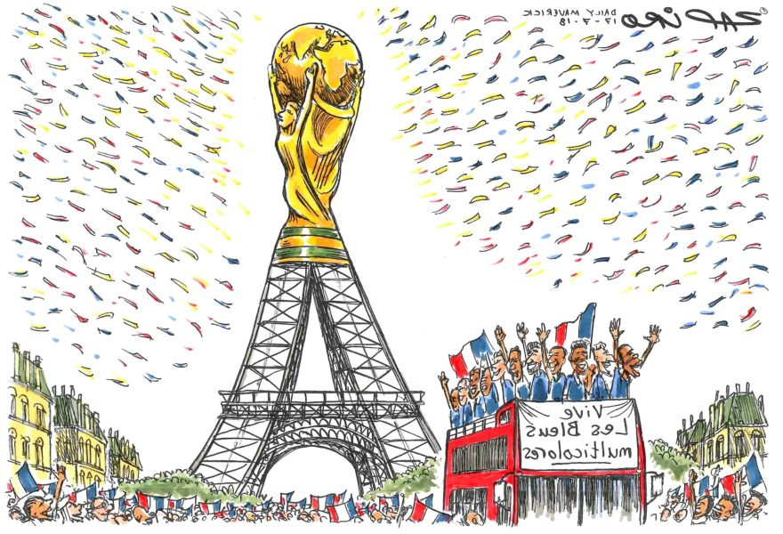 Dessin Coupe Du Monde 2018 Luxe Collection La France Championne Du Monde De Foot Cartooning for Peace