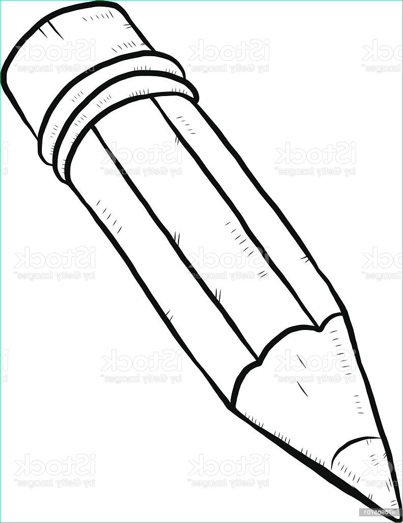 Dessin D&amp;#039;un Crayon Élégant Photographie Crayon Dessin Animé – Cliparts Vectoriels Et Plus D Images