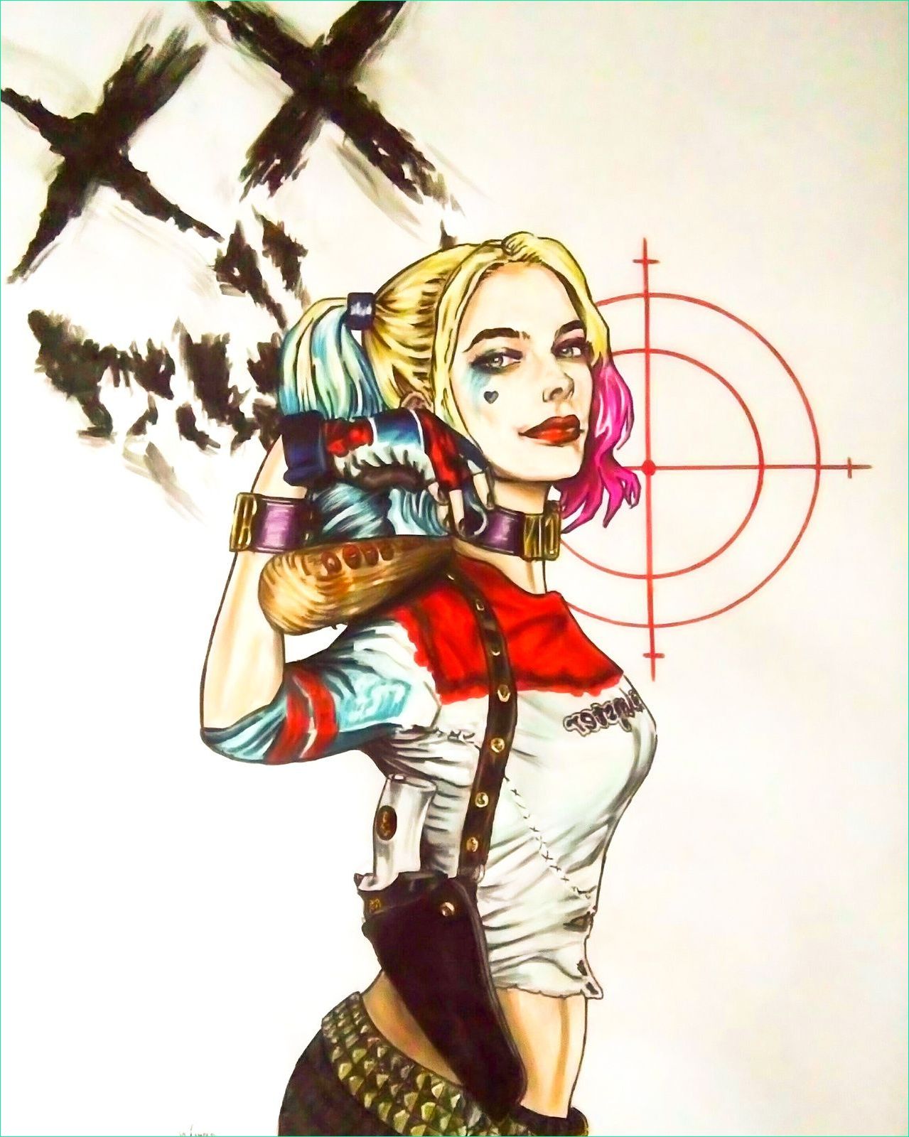 Dessin Harley Quinn A Colorier Luxe Images Meilleures Collections Harley Quinn Dessin Manga Facile