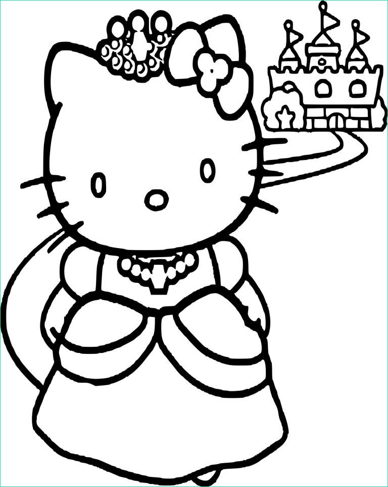 Dessin Hello Kitty Cool Photos Coloriage Hello Kitty Princesse Unique S Hello Kitty