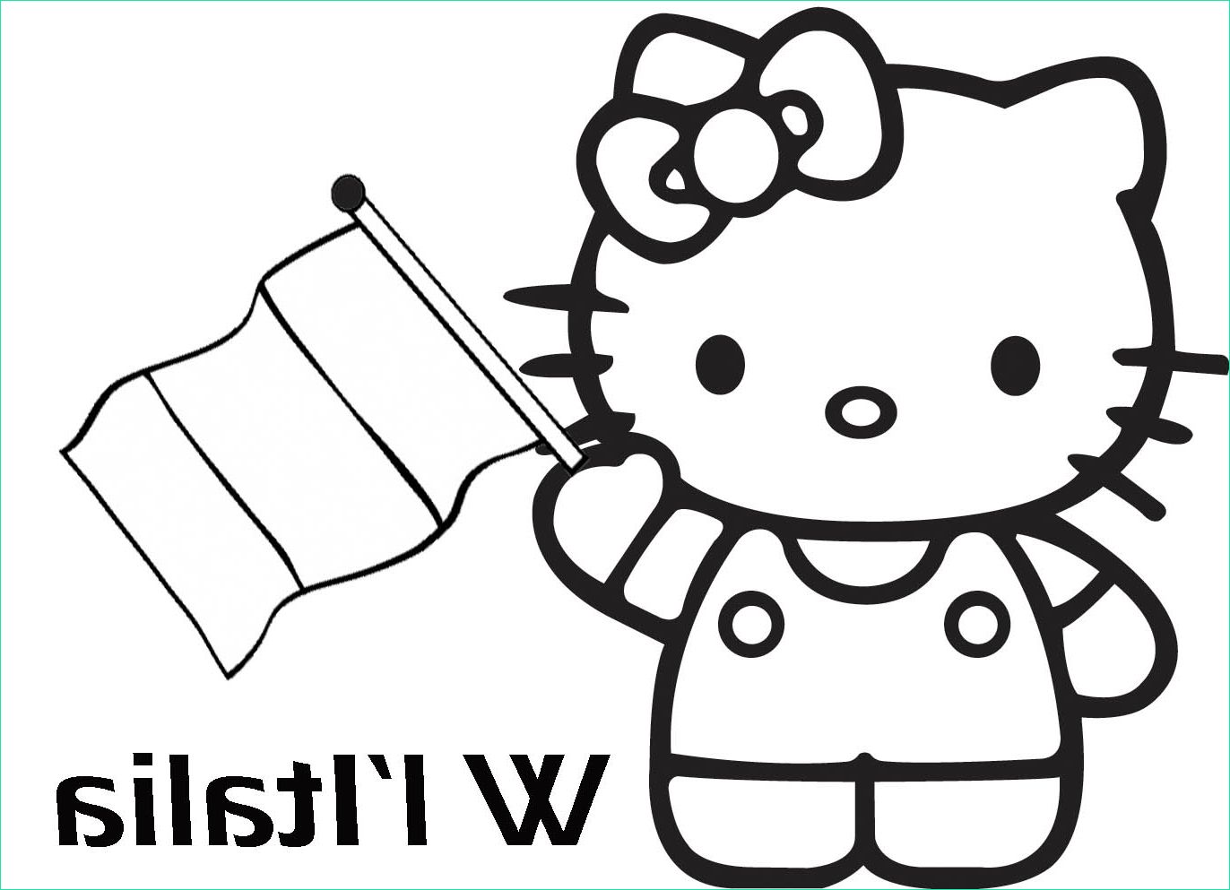 Dessin Hello Kitty Inspirant Stock Hello Kitty Coloring Pages