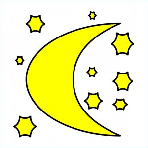 Dessin Lune Et Etoile Élégant Stock Lune Et Les étoiles Stock Libre Public Domain