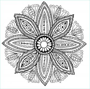 Dessin Mandala Beau Collection Mandala with Flowers and Leaves Mandalas with Flowers