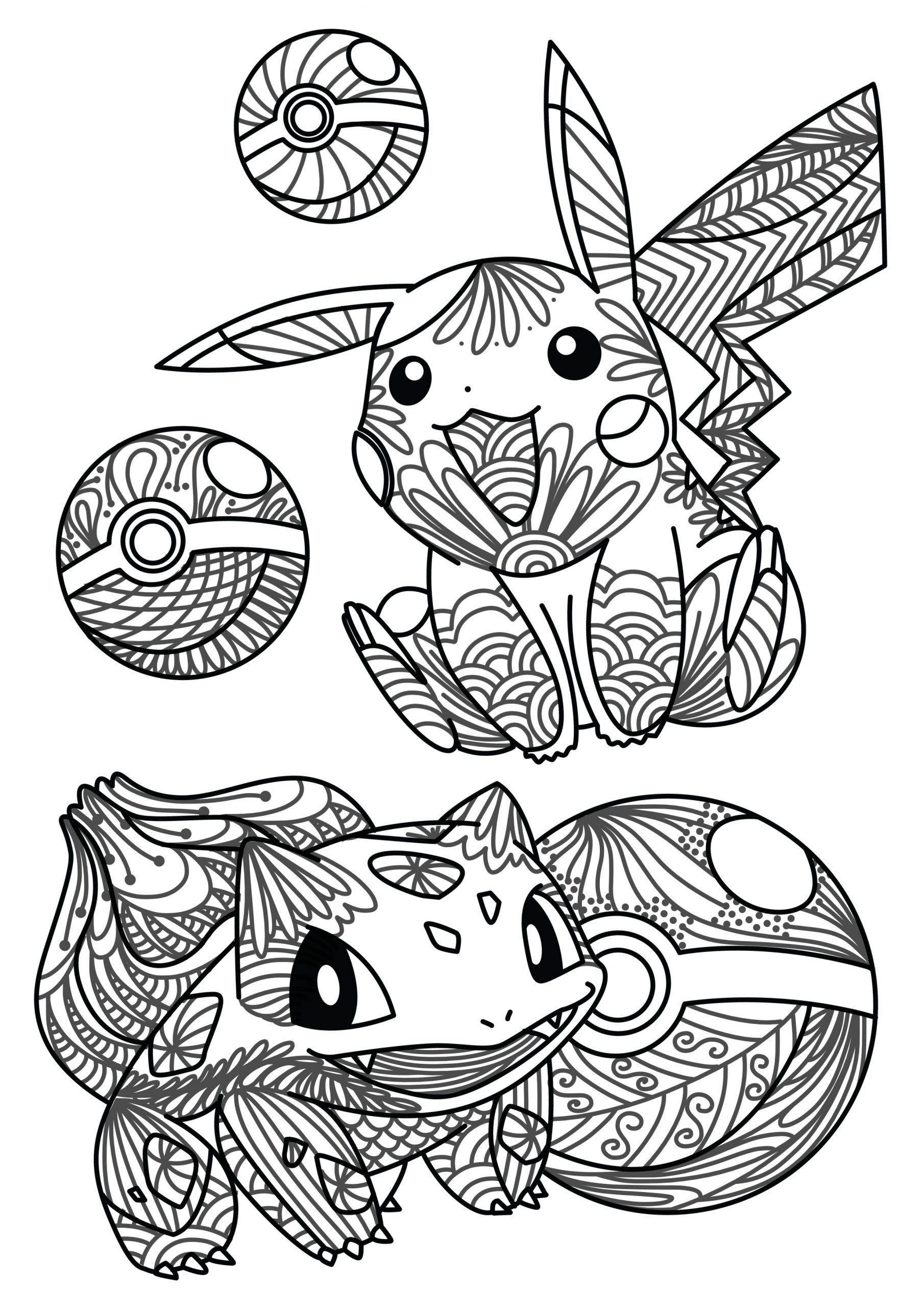 Dessin Mandala Pokemon Impressionnant Galerie You Caught It Free Pokemon Adult Coloring Sheet – Craft