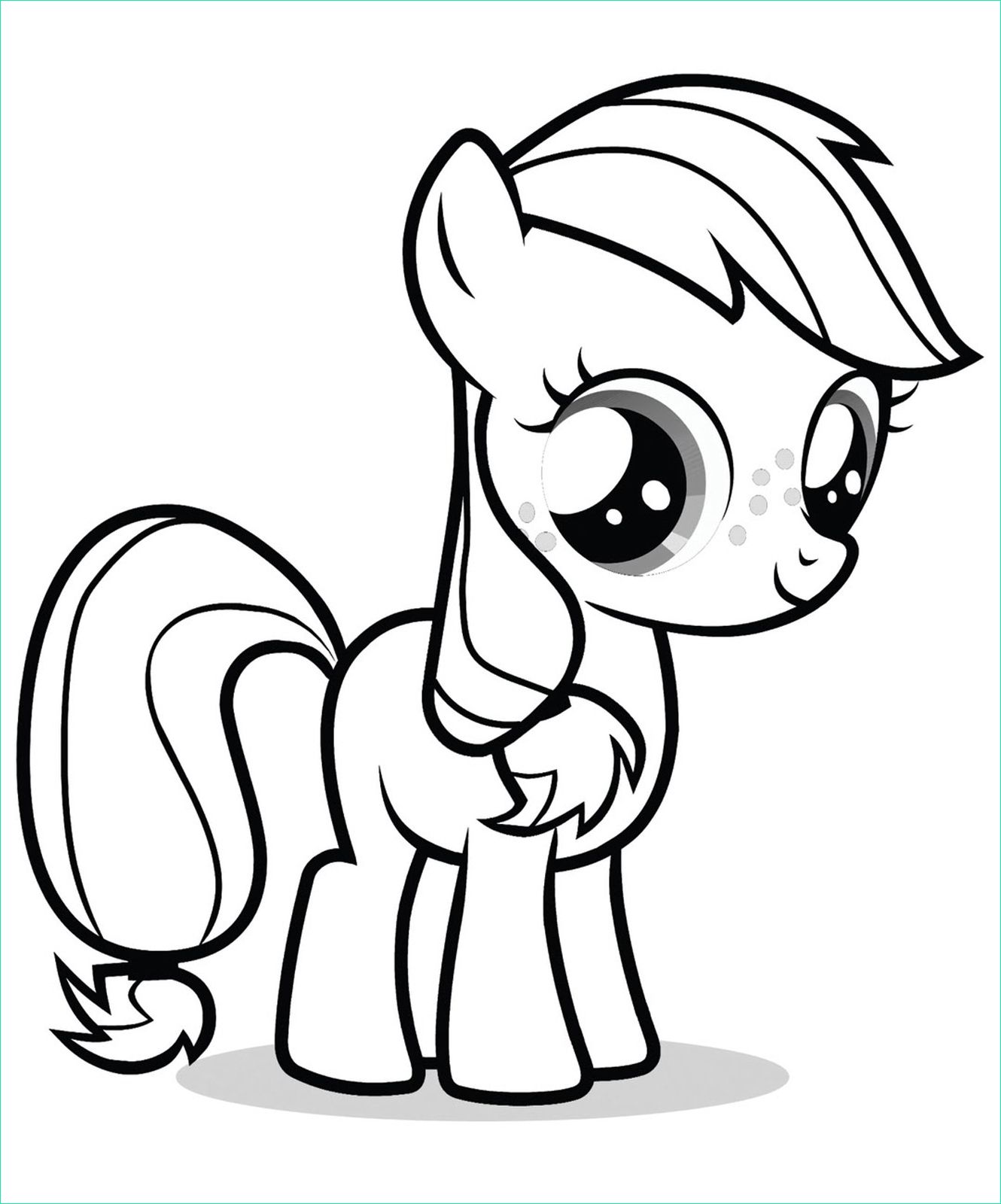 Dessin My Little Pony à Imprimer Impressionnant Stock Coloriage De Petit Poney à Imprimer Pour Enfants
