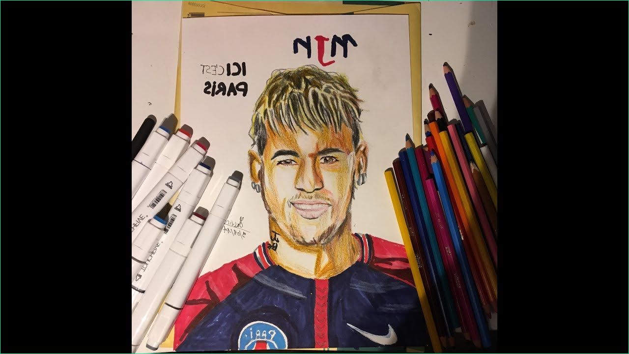 Dessin Neymar Psg Luxe Photos Drawing Neymar Jr Psg