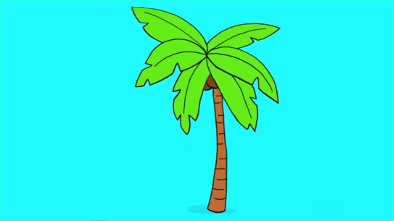 Dessin Palmier Facile Unique Stock Apprendre à Dessiner Un Palmier
