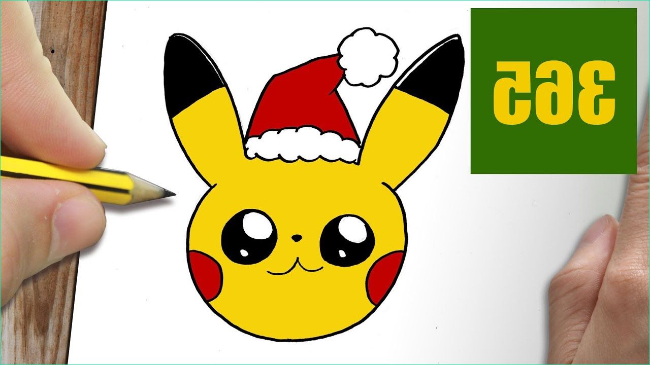 Dessin Pikachu Kawaii Inspirant Image Ment Dessiner Pikachu NoËl Kawaii Étape Par Étape