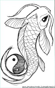 Dessin Poisson Simple Inspirant Photos Koi Fish Tattoo Designs