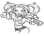 Dessin Suicid Squad Beau Images Smile Harley Quinn Coloring Pages Printable
