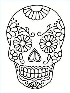 Dessin Tete De Mort A Imprimer Bestof Image Coloriage Tête De Mort Mexicaine 20 Dessins à Imprimer