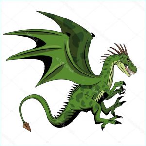 Dessins Dragon Cool Stock Conception De Dessin Animé Animal De Dragon — Image