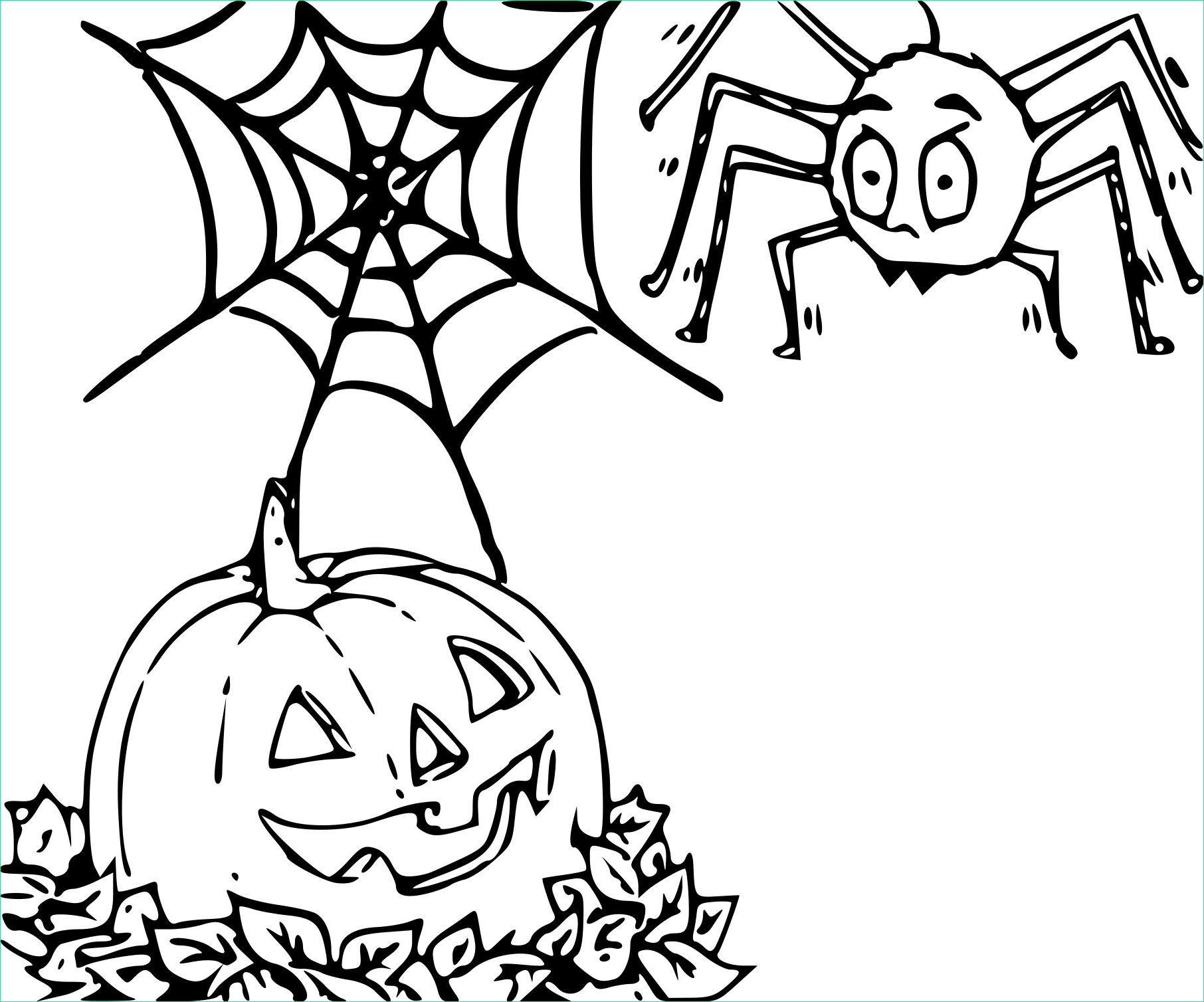 Dessins Halloween Imprimer Nouveau Stock Coloriage Araignée Halloween Dessin à Imprimer Sur