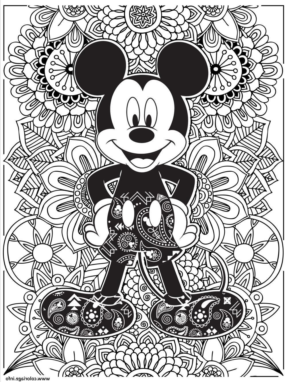 Disney A Colorier Cool Stock Coloriage Mandala Disney Mickeymouse Hd à Imprimer