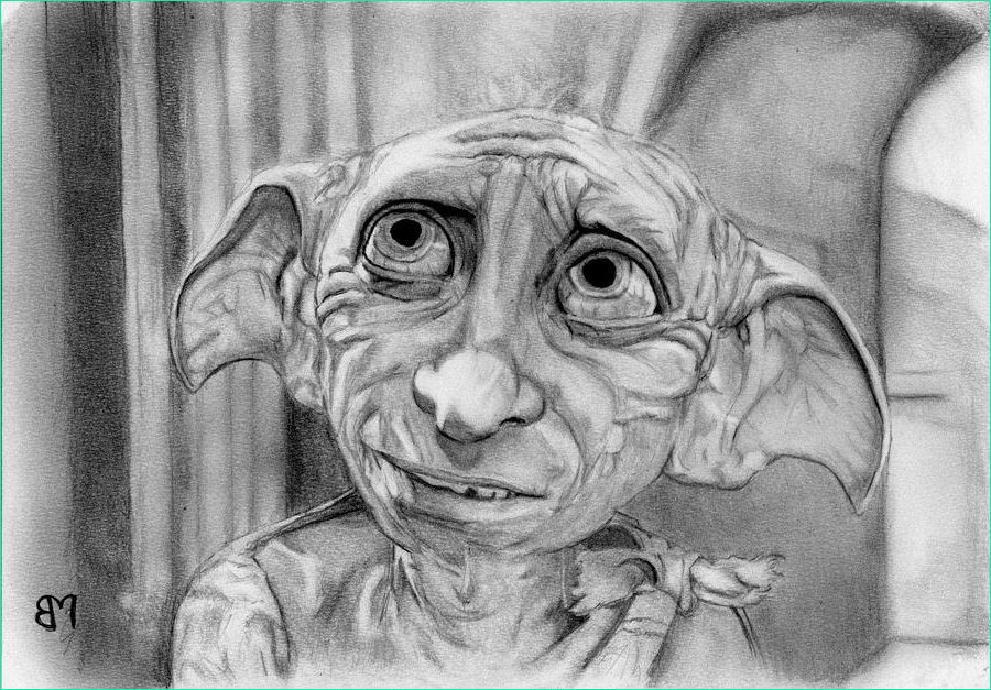 Dobby Dessin Inspirant Collection Dobby Drawing by Martin Barber