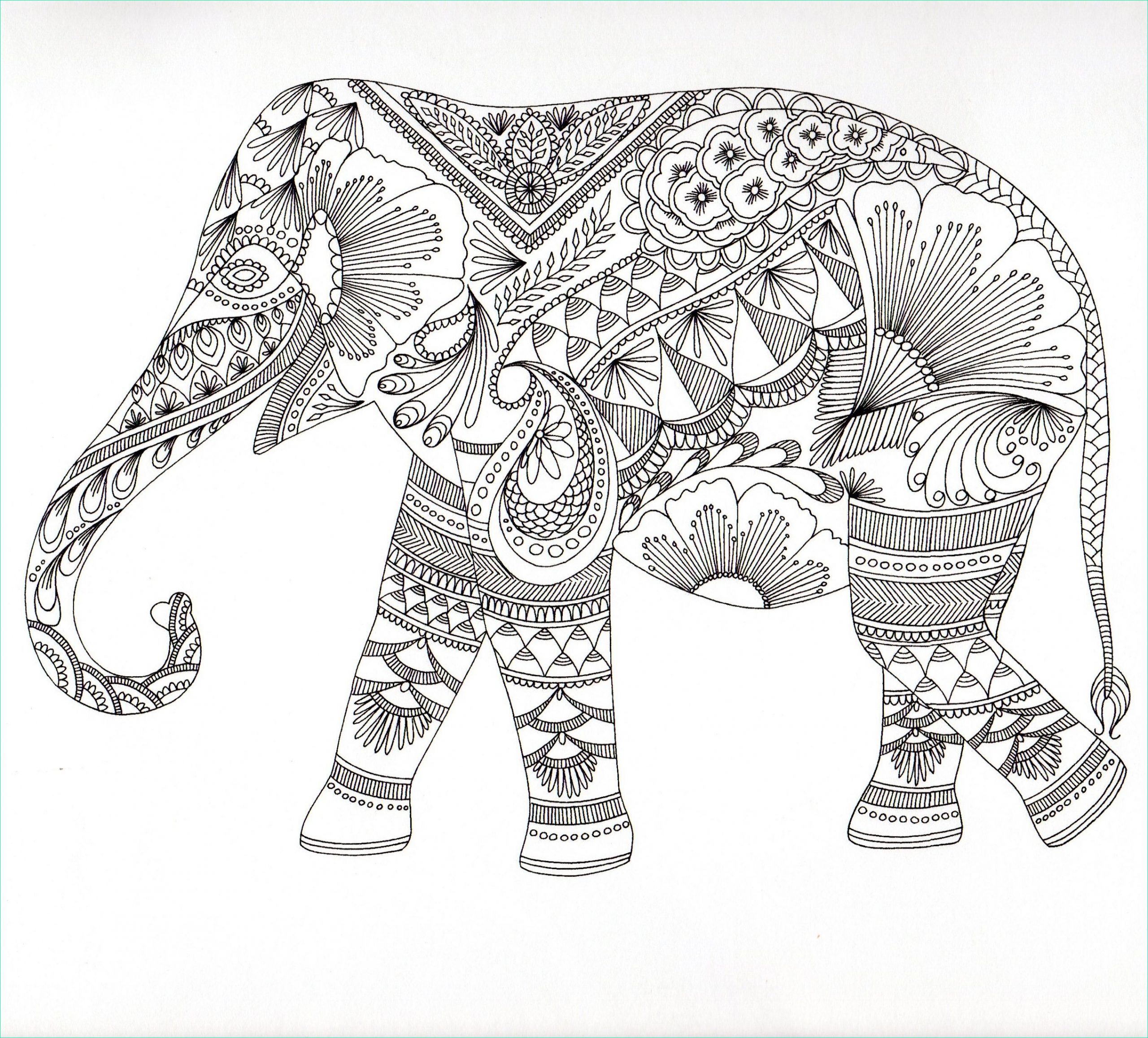 éléphant Coloriage Beau Photographie Elephant Mandala Coloring Book Coloring Pages