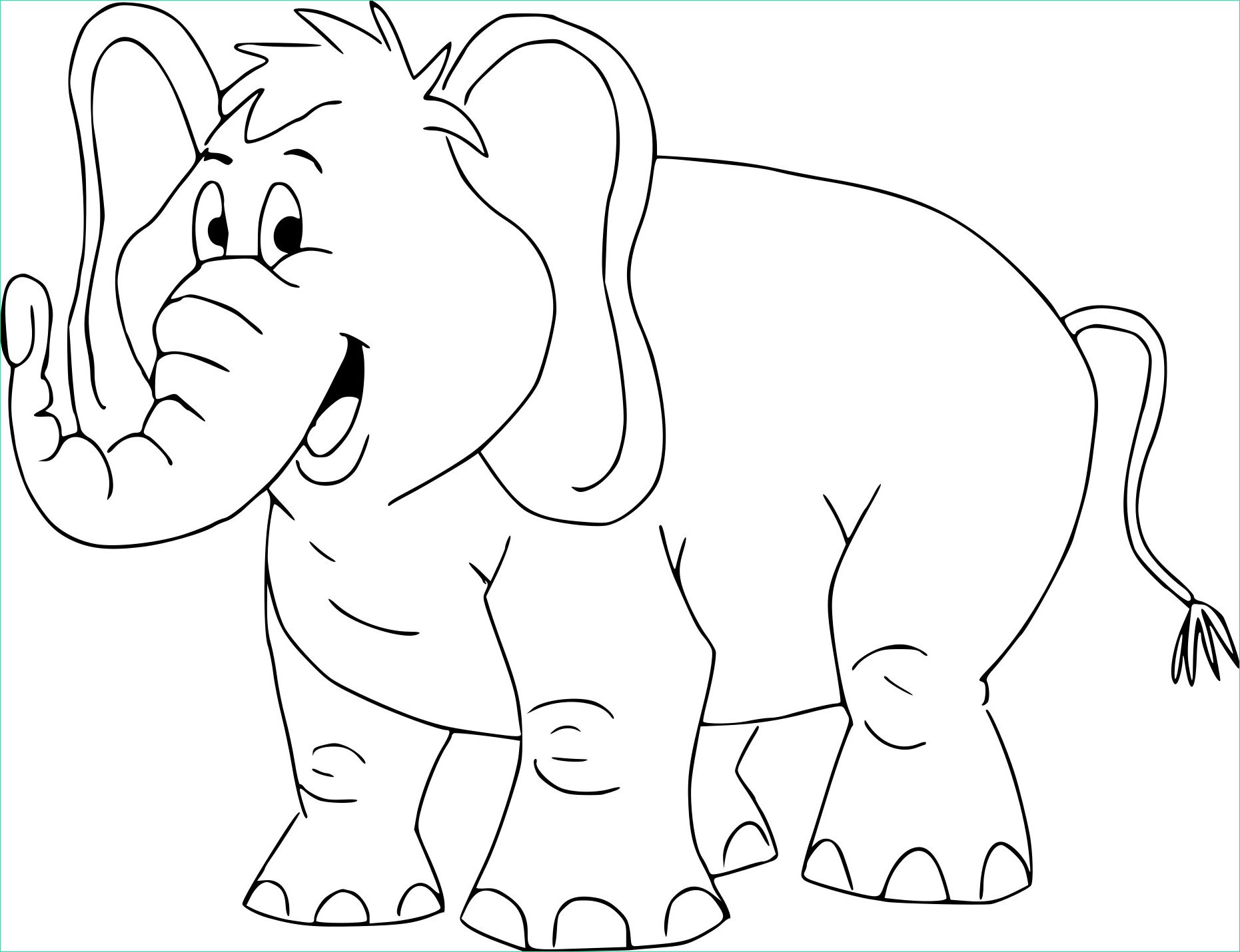 éléphant Coloriage Nouveau Galerie Coloriage Elephant Rigolo à Imprimer Sur Coloriages Fo