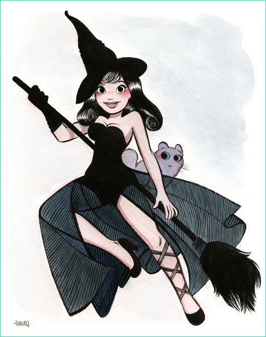 Halloween Dessin sorcière Beau Images Dessins En Couleurs à Imprimer sorcière Numéro