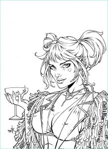 Harley Quinn Coloriage Cool Galerie Printable Harley Quinn Birds Prey Coloring Pages