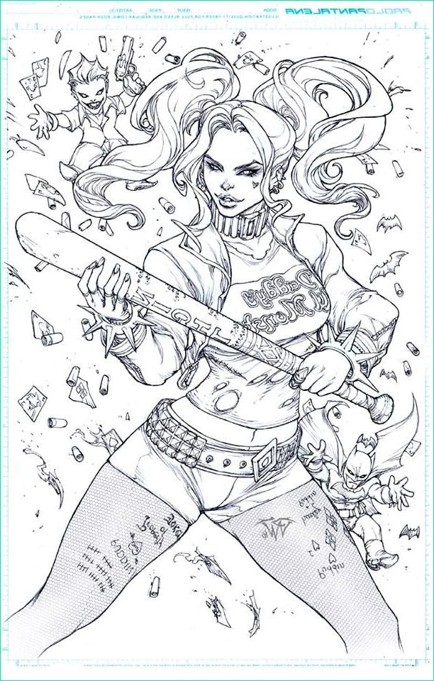 Harley Quinn Coloriage Unique Collection Harley Quinn by Paolo Pantalena