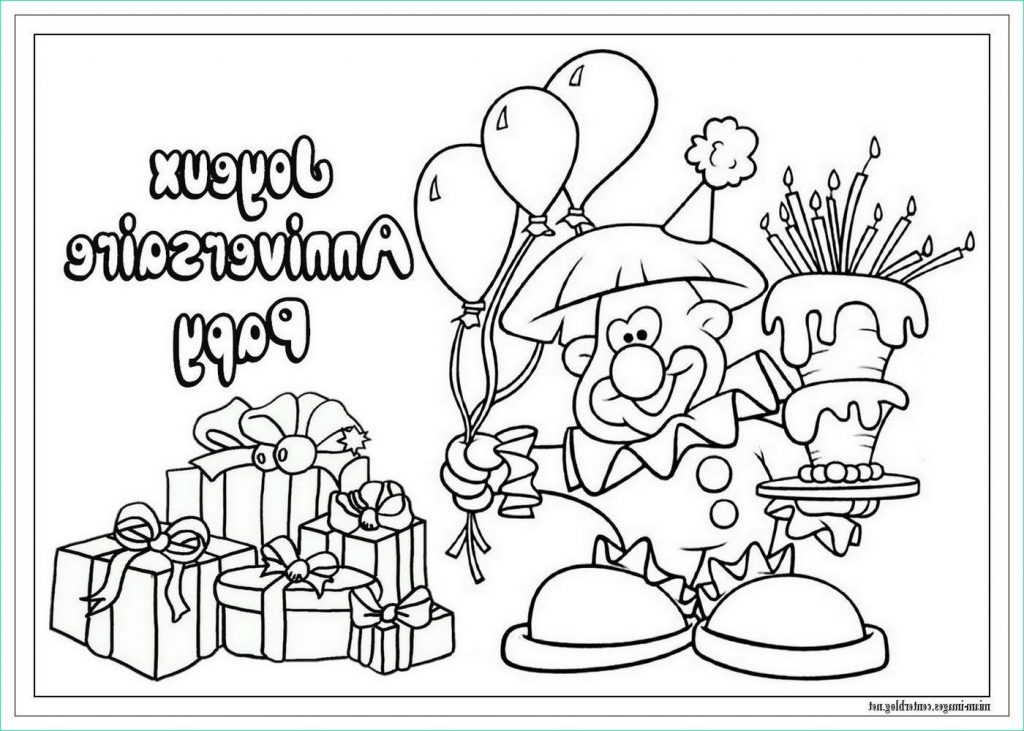 15 Unique De Joyeux Anniversaire Papy Coloriage Photos  Coloriage