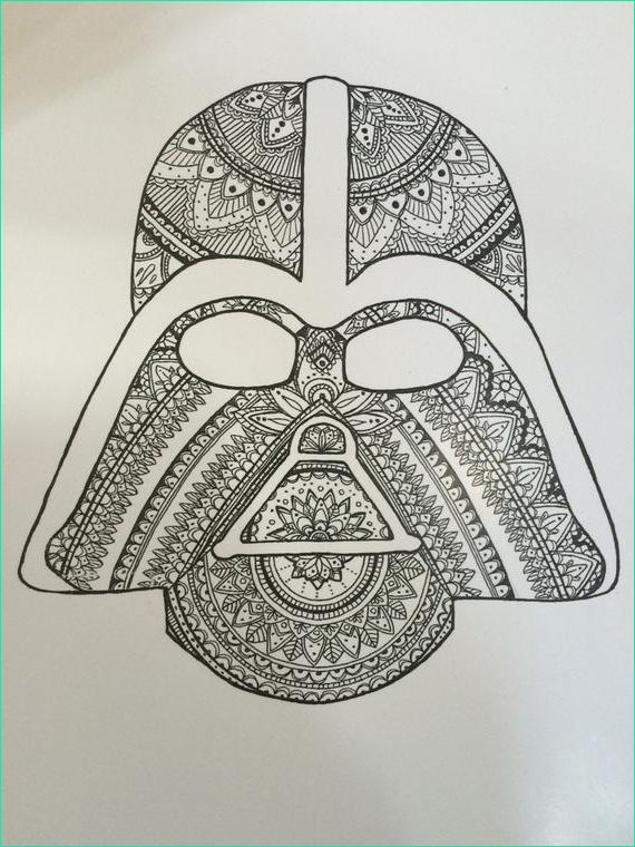 Mandala Star Wars Luxe Images Darth Vader Mandala