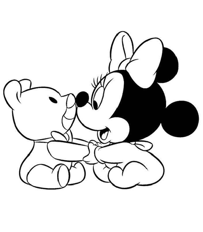 Mickey Et Minnie Dessin Cool Photos Coloriage Minnie Et Dessin Minnie à Imprimer Avec Mickey…
