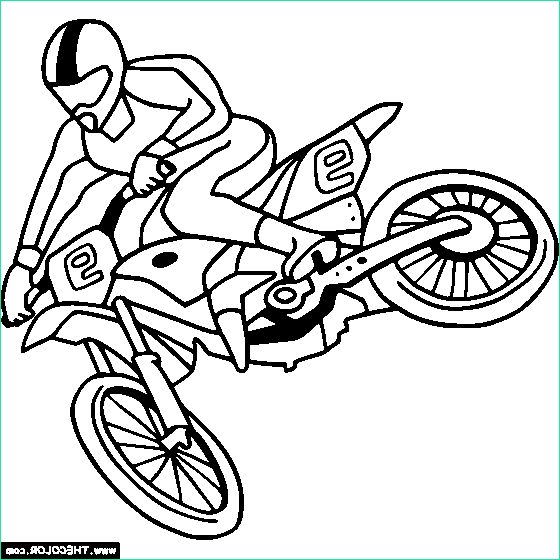 Moto Cross Coloriage Impressionnant Photos Motorcycles Motocross Dirt Bike Line Coloring Pages