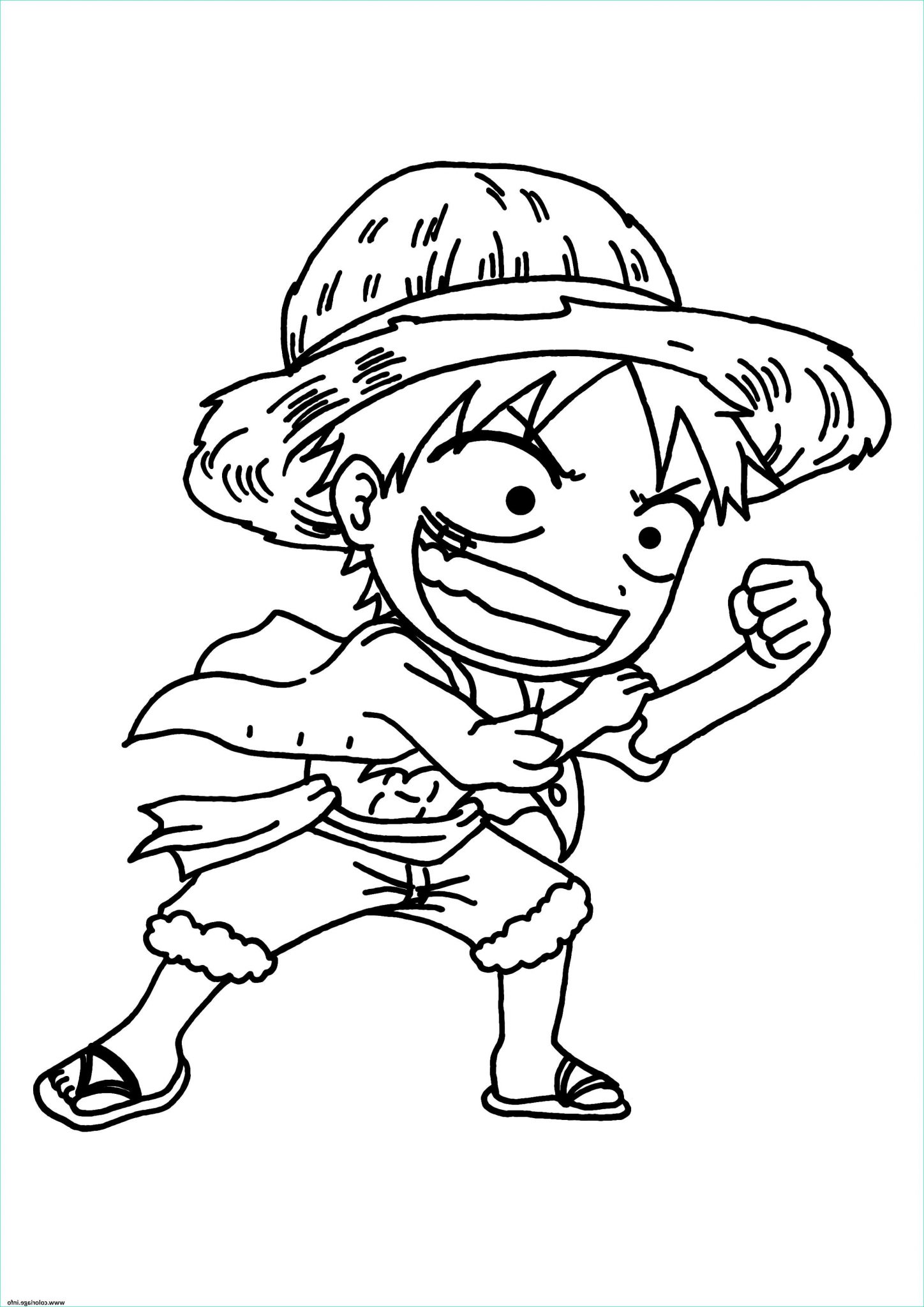 One Piece Coloriage Luxe Photos Coloriage Luffy Mini E Piece Manga