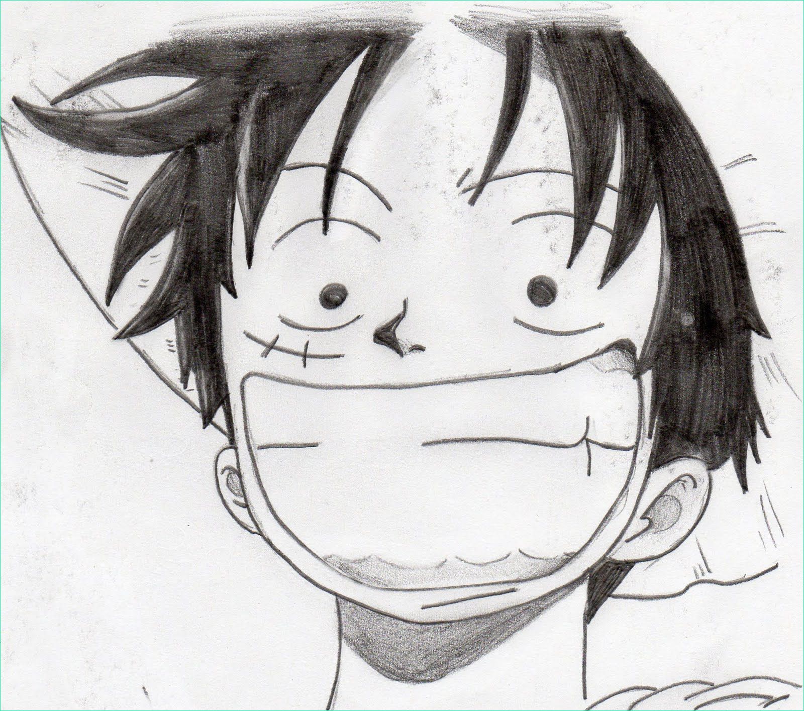 One Piece Luffy Dessin Élégant Photos Anime &amp; Manga Fans