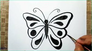 Papillon Facile à Dessiner Unique Photos 1001 Idées De Dessin De Papillon Pour S Inspirer Et