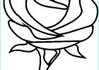 Rose à Colorier Élégant Collection Coloriage Rose à Dessiner Facile Dessin Gratuit à Imprimer