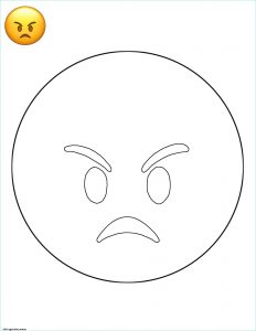 Smiley Coloriage Cool Image Coloriage Emoji Angry Smiley Dessin Emoji à Imprimer
