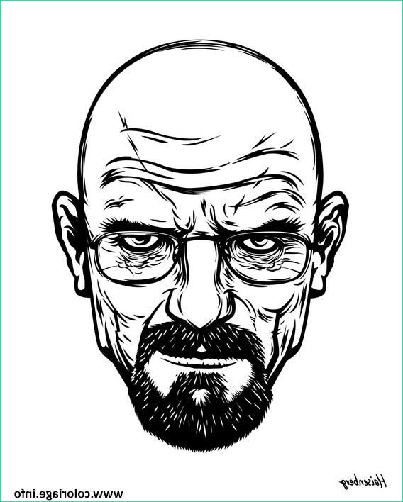 Breaking Bad Dessin Impressionnant Image Coloriage White Breaking Bad Head Jecolorie