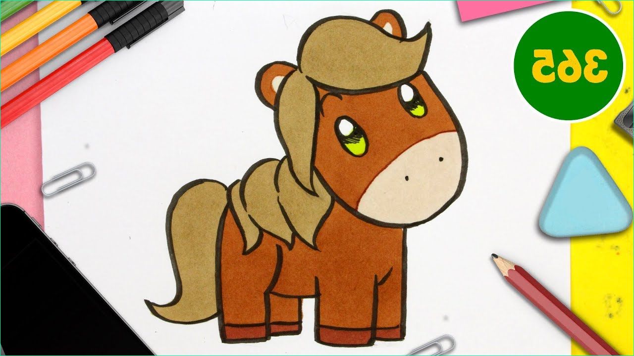 Cheval Dessin Facile Inspirant Image E Disegnare Cavallo Kawaii E Disegnare Un Animale