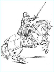 Chevalier Dessin Impressionnant Photos Knight Horse Coloring Pages ...