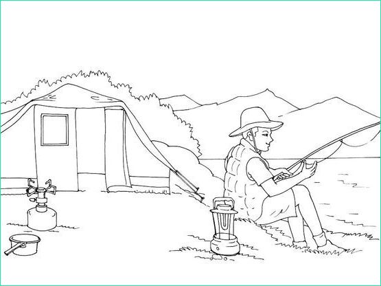 Coloriage Camping Beau Images Coloriage Camping 12 Coloriage Camping Coloriages Divers