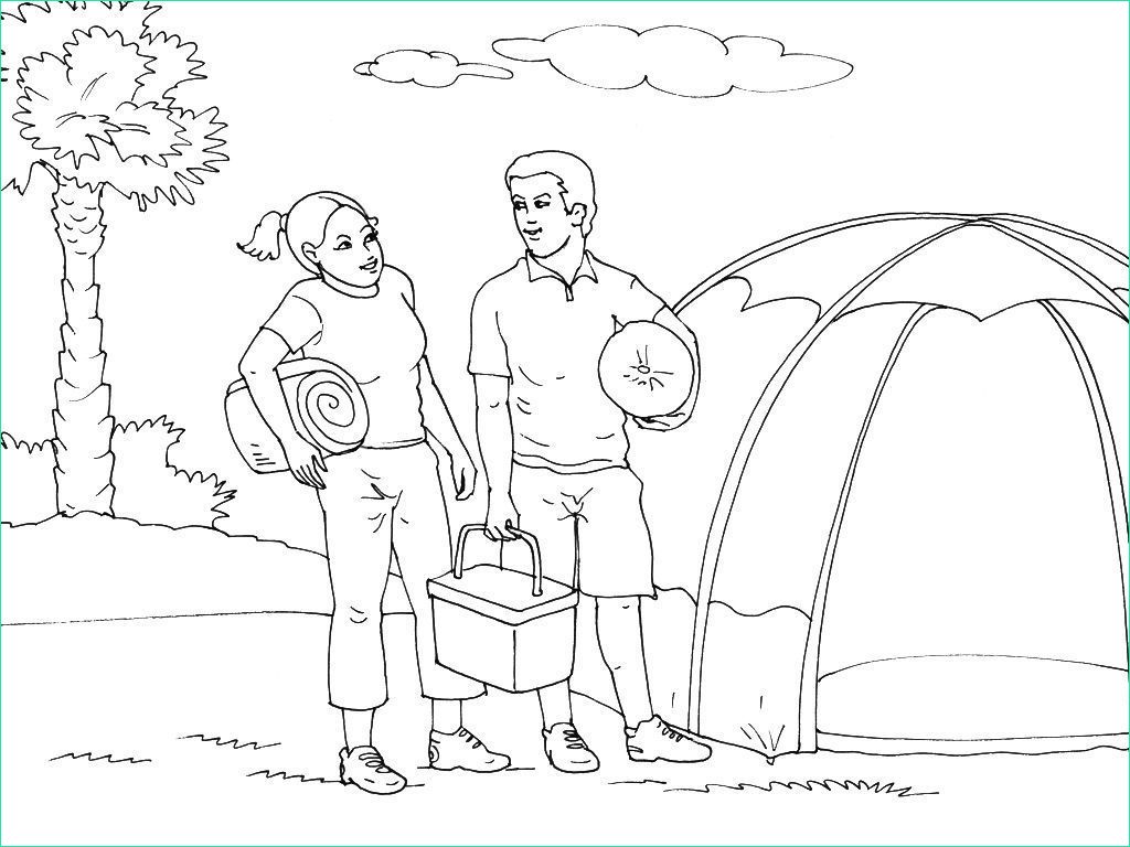 Coloriage Camping Luxe Images Coloriage Camping 7 Coloriage Camping Coloriages Divers
