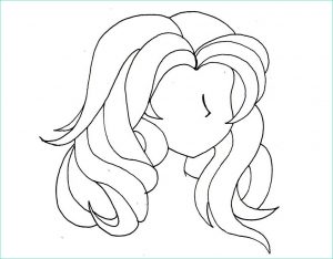 Coloriage Cheveux Beau Photos Ment Dessiner Les Cheveux