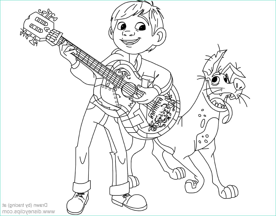 Coloriage Coco Disney Nouveau Collection Disney Movie Coco Coloring Pages Characters Miguel and