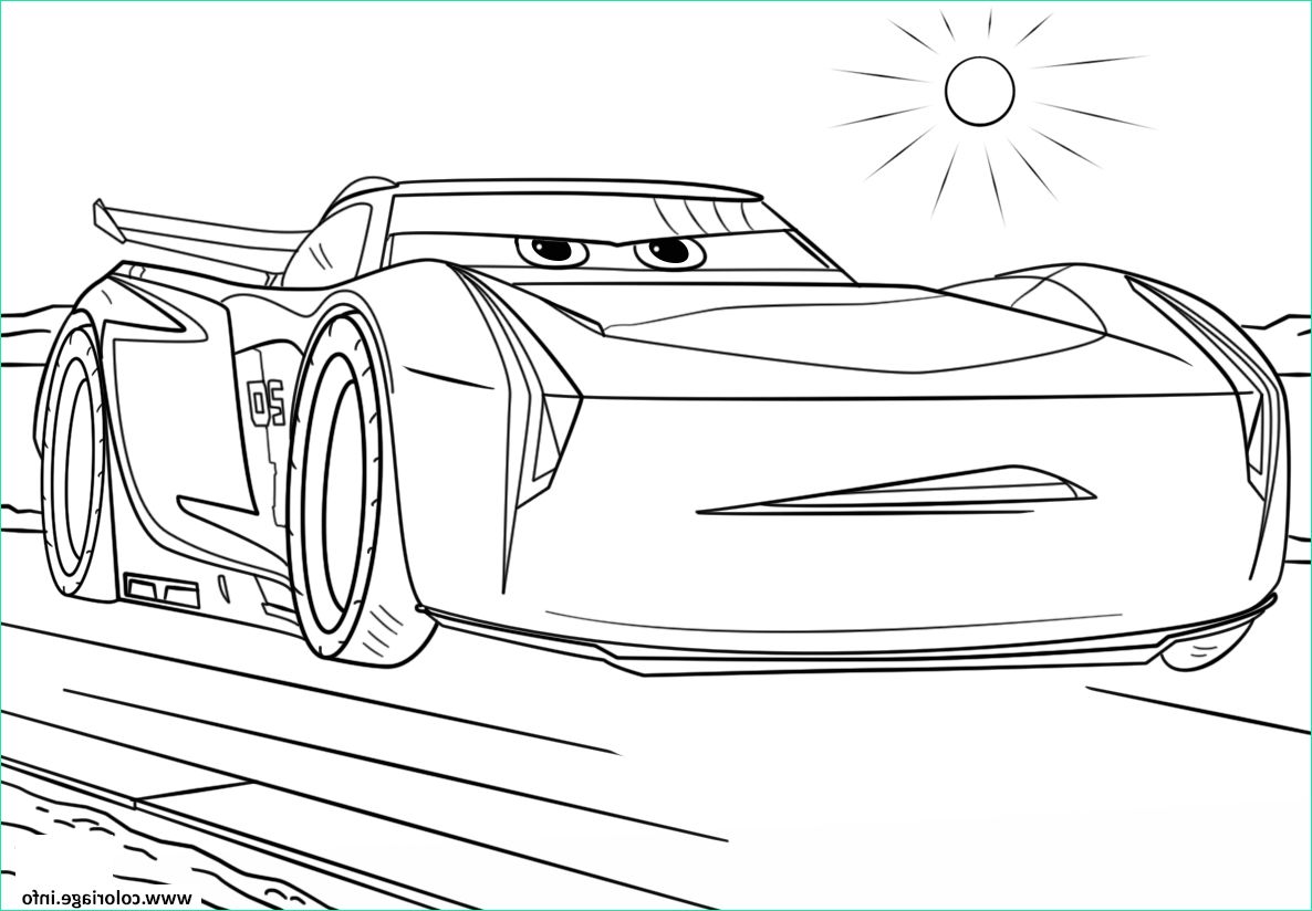 Coloriage De Cars 3 Inspirant Collection Coloriage Jackson Storm From Cars 3 Disney Dessin