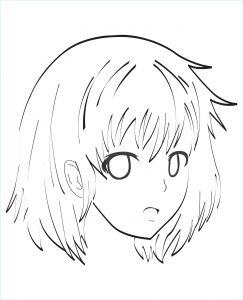 Coloriage De Manga Kawaii Beau Photos Manga Character Face Manga Anime Adult Coloring Pages
