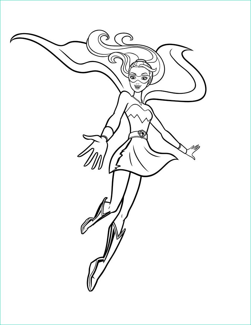 Coloriage Fille Barbie Cool Photos Barbie In Princess Power Coloring Pages to and