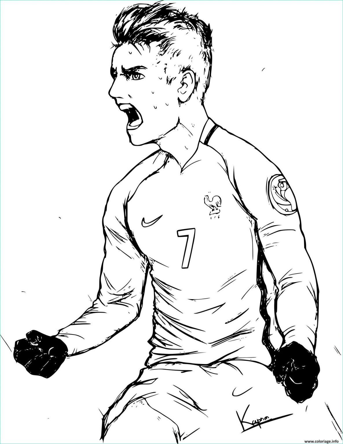 Coloriage Foot Mbappe Unique Stock Dessin De Kylian Mbappe Nouveau Dessin À Colorier Coloriage