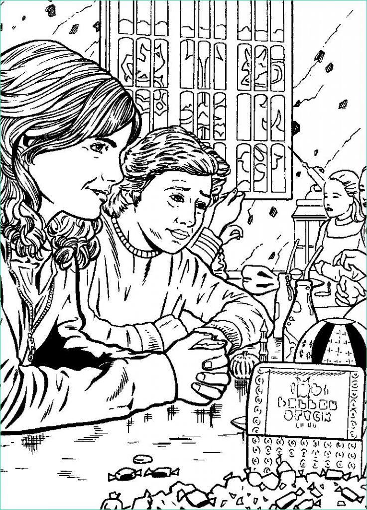 10 Meilleur De Coloriage Harry Potter Hermione Et Ron Photographie