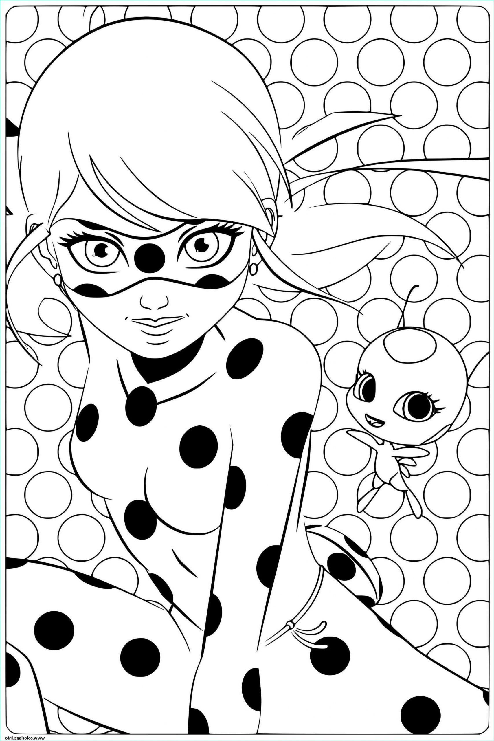 Coloriage Ladybug Miraculous Cool Collection Coloriage Cute Miraculous Ladybug Jecolorie