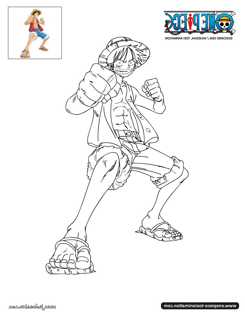 Coloriage Luffy Beau Stock Coloriage One Piece Luffy à Colorier