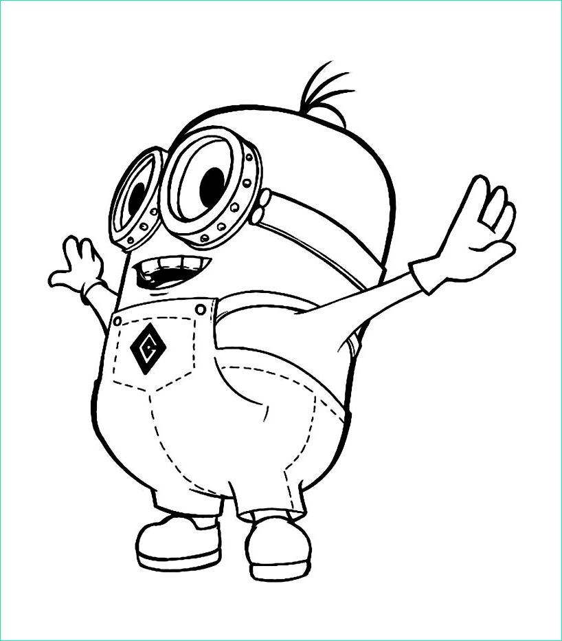Coloriage Mignion Impressionnant Collection Despicable Me Free to Color for Kids Despicable Me Kids