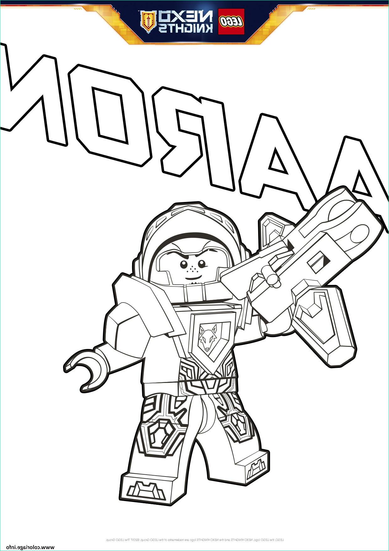 Coloriage Nexo Knight Unique Galerie Coloriage Lego Nexo Knights Aaron Jecolorie