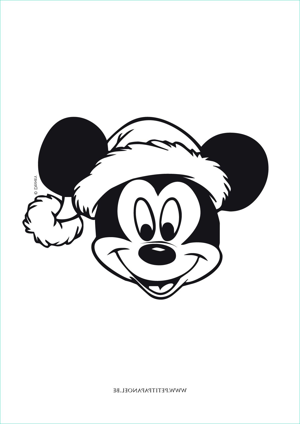 Coloriage Noel Disney Beau Photos Christmas Mickey
